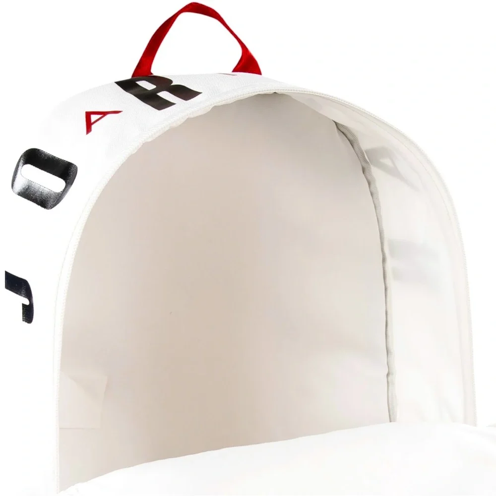 Authentic Jordan Air Patrol Backpack 29L in White w Red and Black Accents-Large - Picture 10 of 12